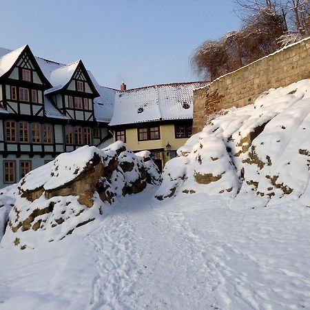 Ferienhaus Bruecke 크베들린부르크 외부 사진